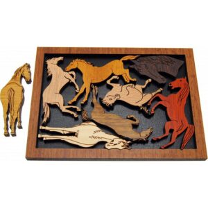 Pferderennen Horse Puzzle