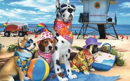 No Dogs on the Beach Jigsaw