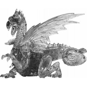 3D Crystal Puzzle Deluxe Dragon Black