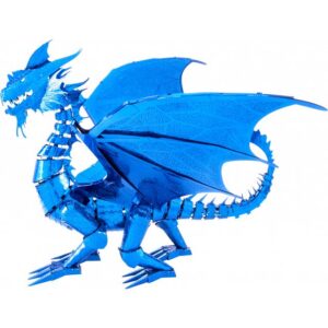 Metal Earth Iconx 3D Metal Model Kit Blue Dragon