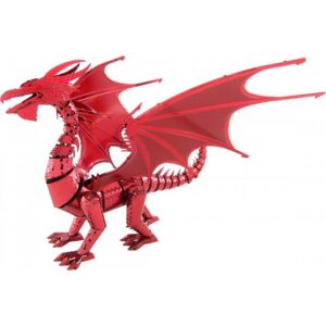 Metal Earth Iconx 3D Metal Model Kit Red Dragon